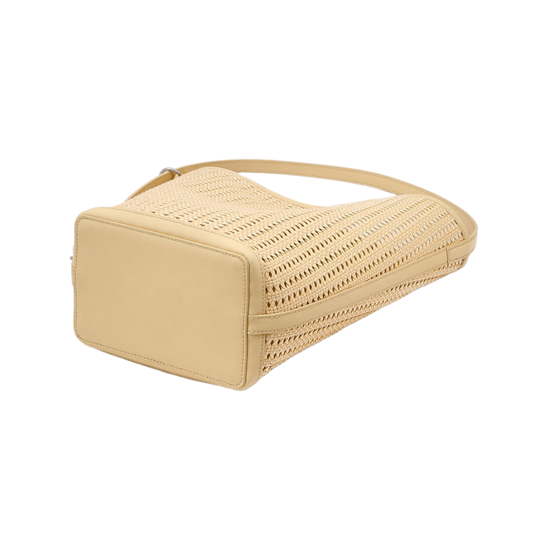 아떼 바네사브루노 액세사리 라이트베이지 파니에 메쉬 숄더백L AABA6E841Y1(Athe Vanessabruno Acc Panier Light Beige Panier Mesh Shoulder Bag L Light Yellow) - 3