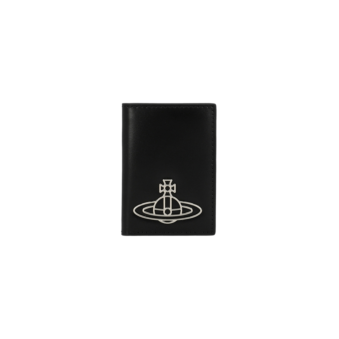 5115002WU L0077 N401 [25% 쿠폰] Vivienne Westwood Orb Fold Card Holder Black