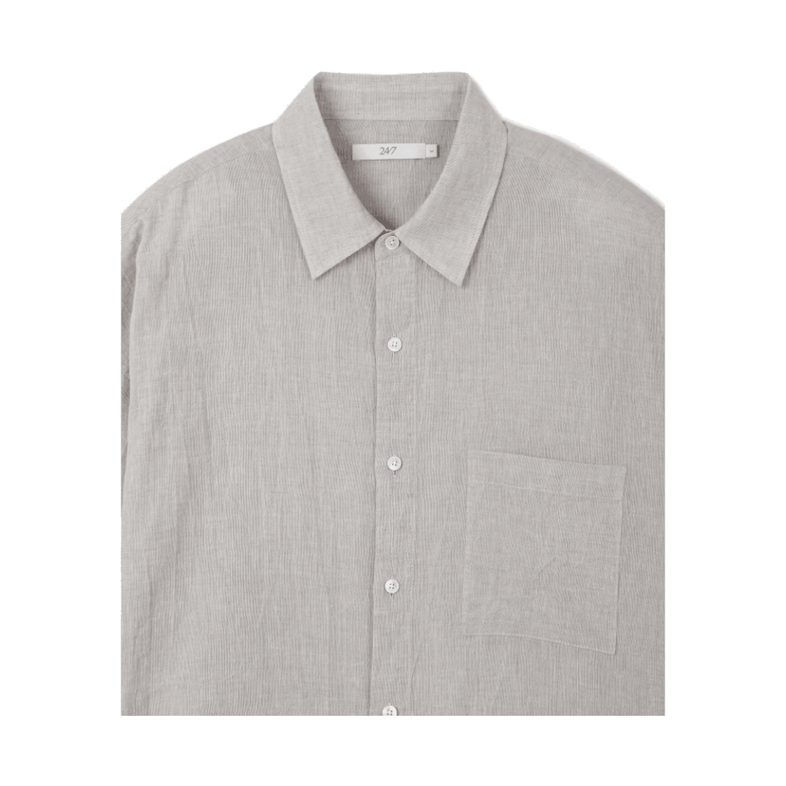 24/7 시리즈 오버사이즈 크리즈 린넨 셔츠 JAPAN FABRIC 베이지(24/7 series Oversized Crease Linen Shirts JAPAN FABRIC Beige) - 3