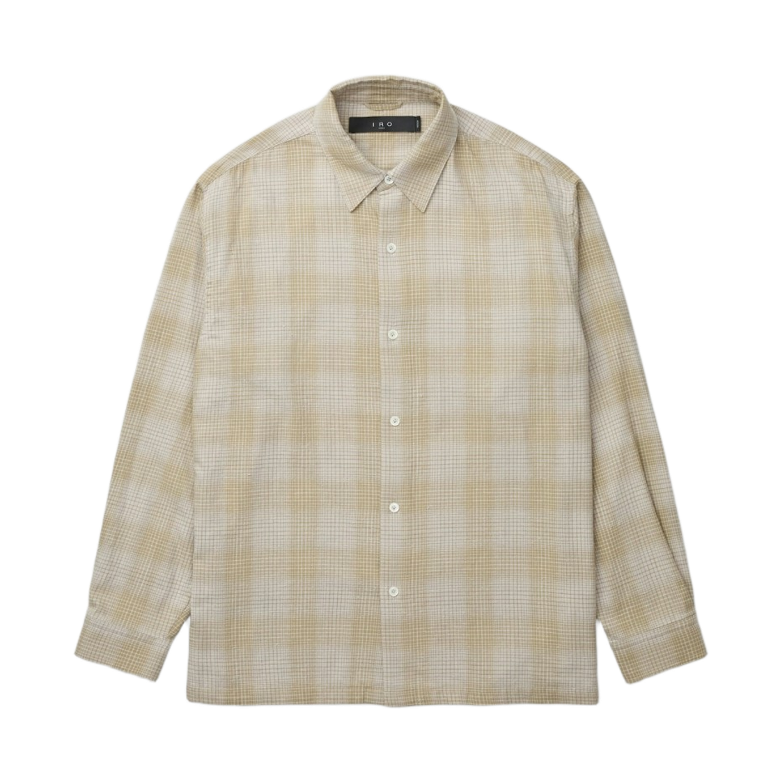 이로 트람 블리치 체크 셔츠 베이지(Iro Trame Bleached Check Shirt Beige) - 2