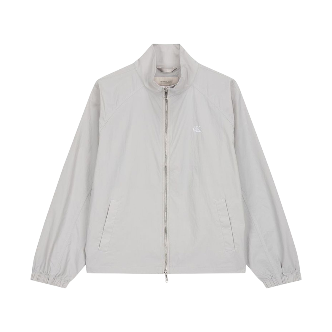 4RF523GQBW Calvin Klein In The City Contrast Stitch Windbreaker Grey