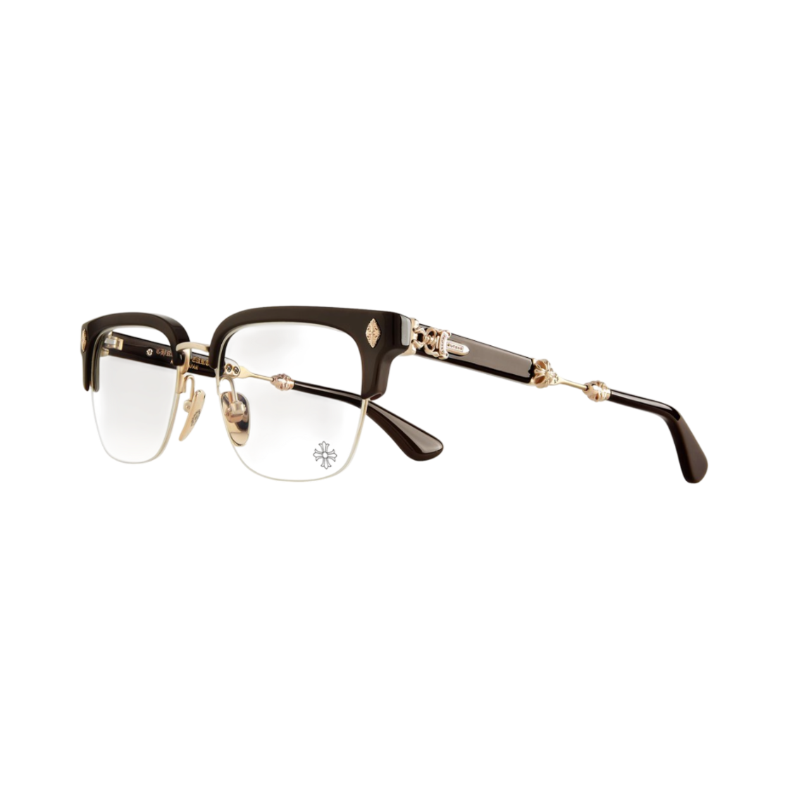 EVAGILIST-CLB-MGP Chrome Hearts Evagilist Classic Brown Matte Gold Plated