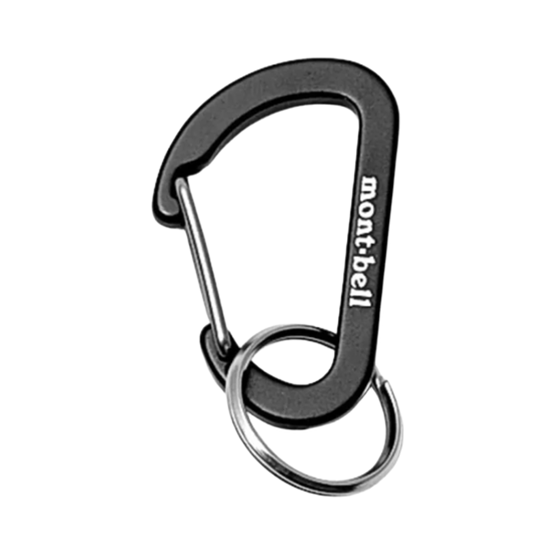 1124333 Montbell Key Carabiner Flat D Kan 4 Black