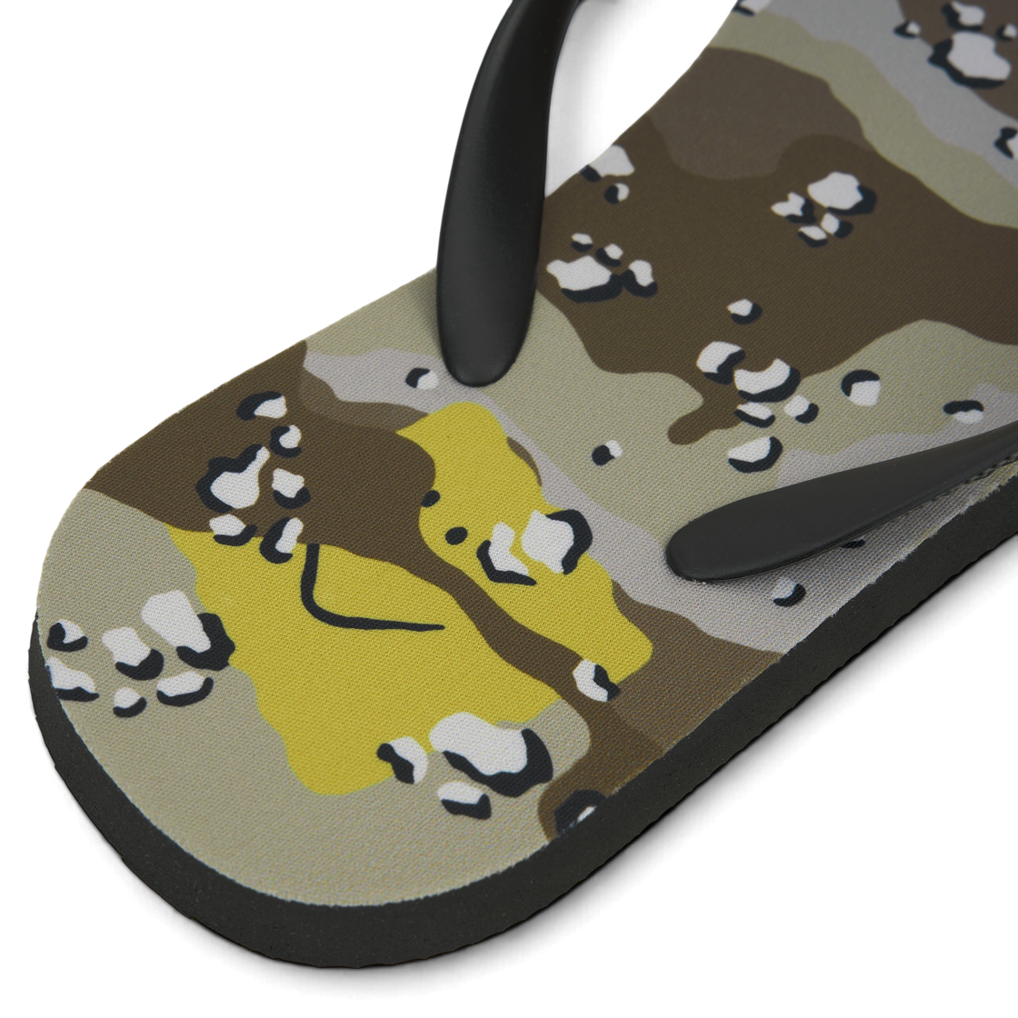 캐피탈 초콜릿 칩 카모 플립 플랍 베이지(Kapital Chocolate Chip Camo Flip Flops Beige) - 8