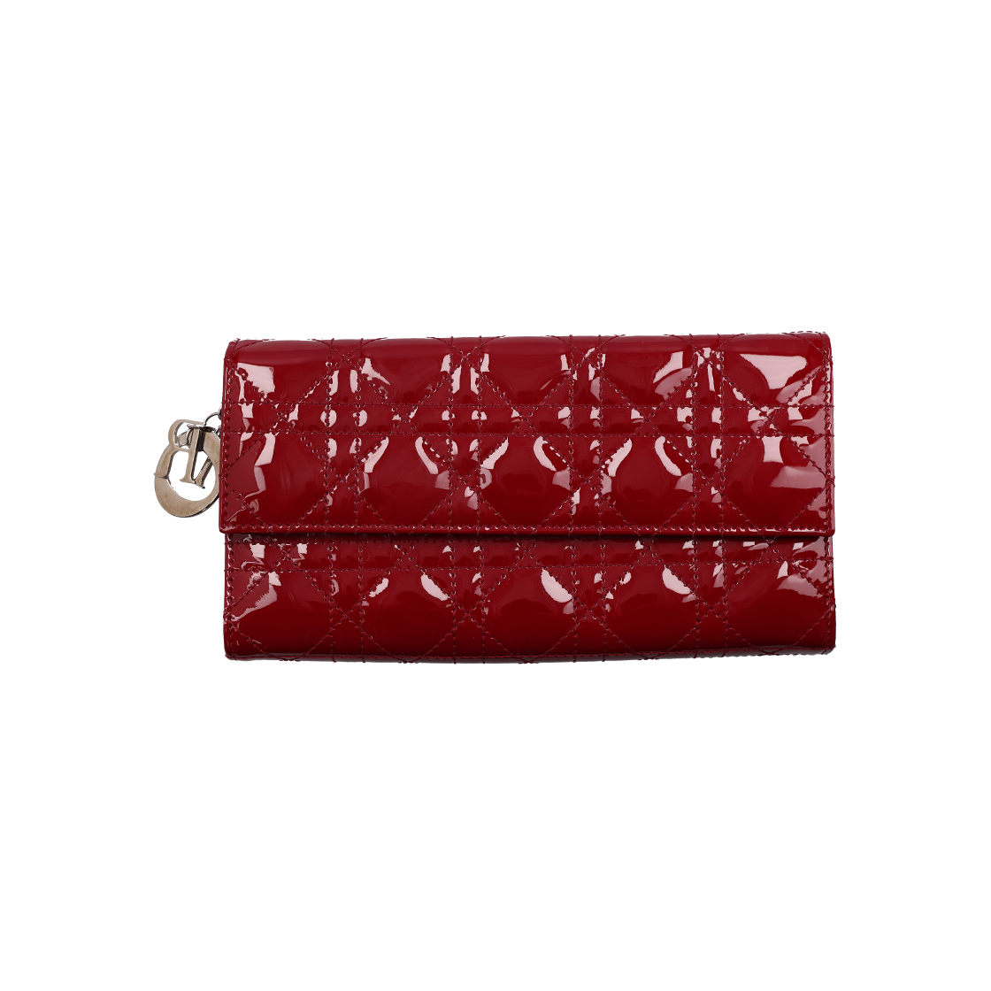 ITSPRDCHECWU Dior S0020PVRB Cannage Chain Wallet Red