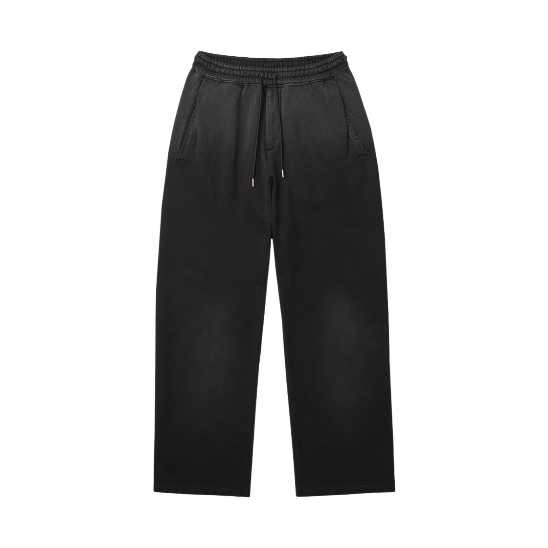 이로 뉘앙스 다잉 셋업  스웻팬츠 블랙(Iro Nuances Garment-Dyed Set-Up Sweatpants Black)