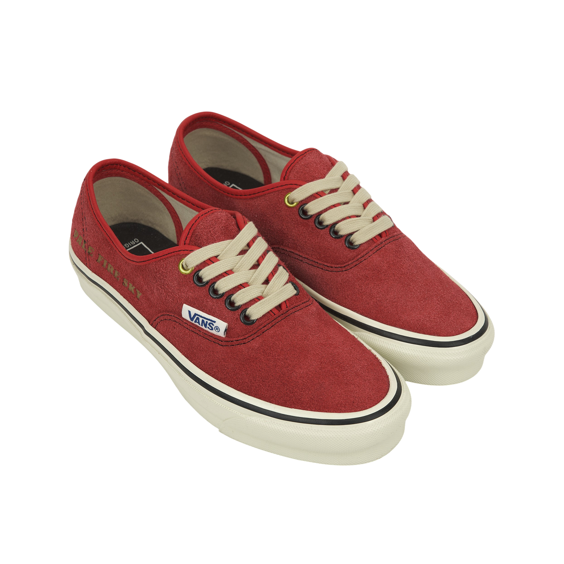 반스 볼트 x 줄리안 클린세비치 OG 어센틱 SP LX 헤어리 스웨이드 체리 토마토(Vans Vault x Julian Klincewicz OG Authentic SP LX Hairy Suede Cherry Tomato) - 4