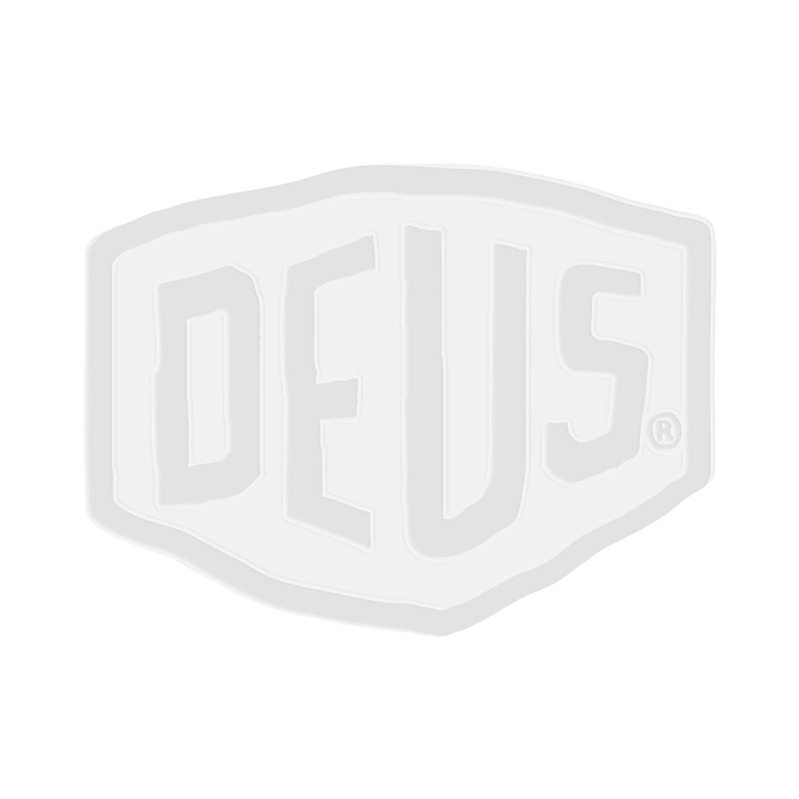 - Deus Ex Machina Shield Cut Decal White