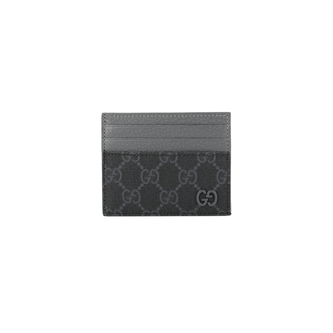 795230 FACQC 1048 [25% 쿠폰] Gucci Bi-Color Card Case with GG Detail Black