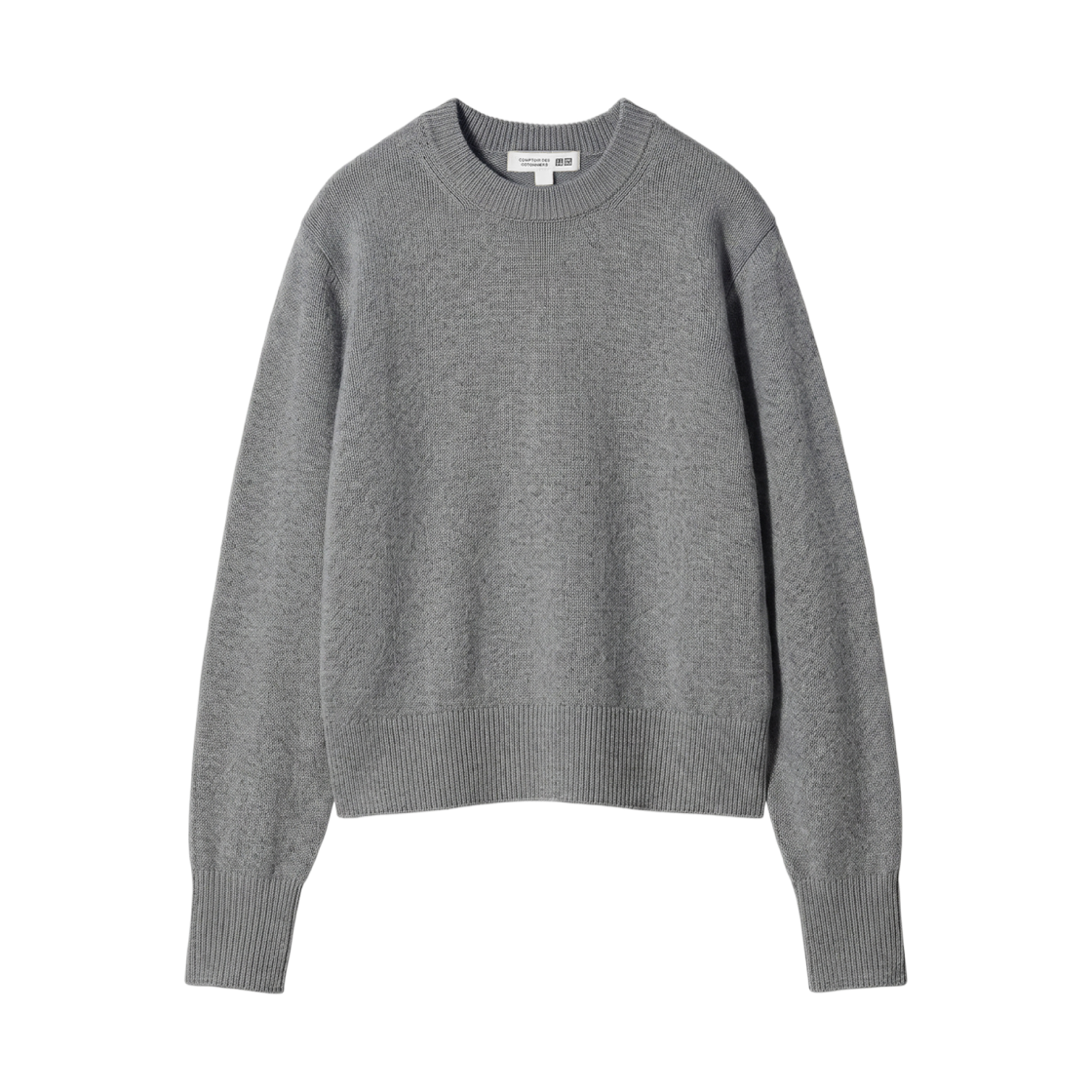 488209-07 (W) Uniqlo x Comptoir des Cotonniers Lambswool Crew Neck Sweater Grey