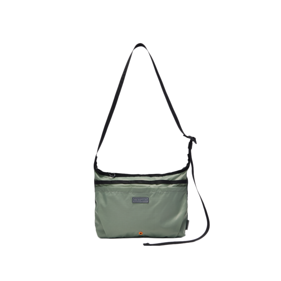 P265ACR102051 BROMPTON LONDON Lightweight Musette Bag L Green