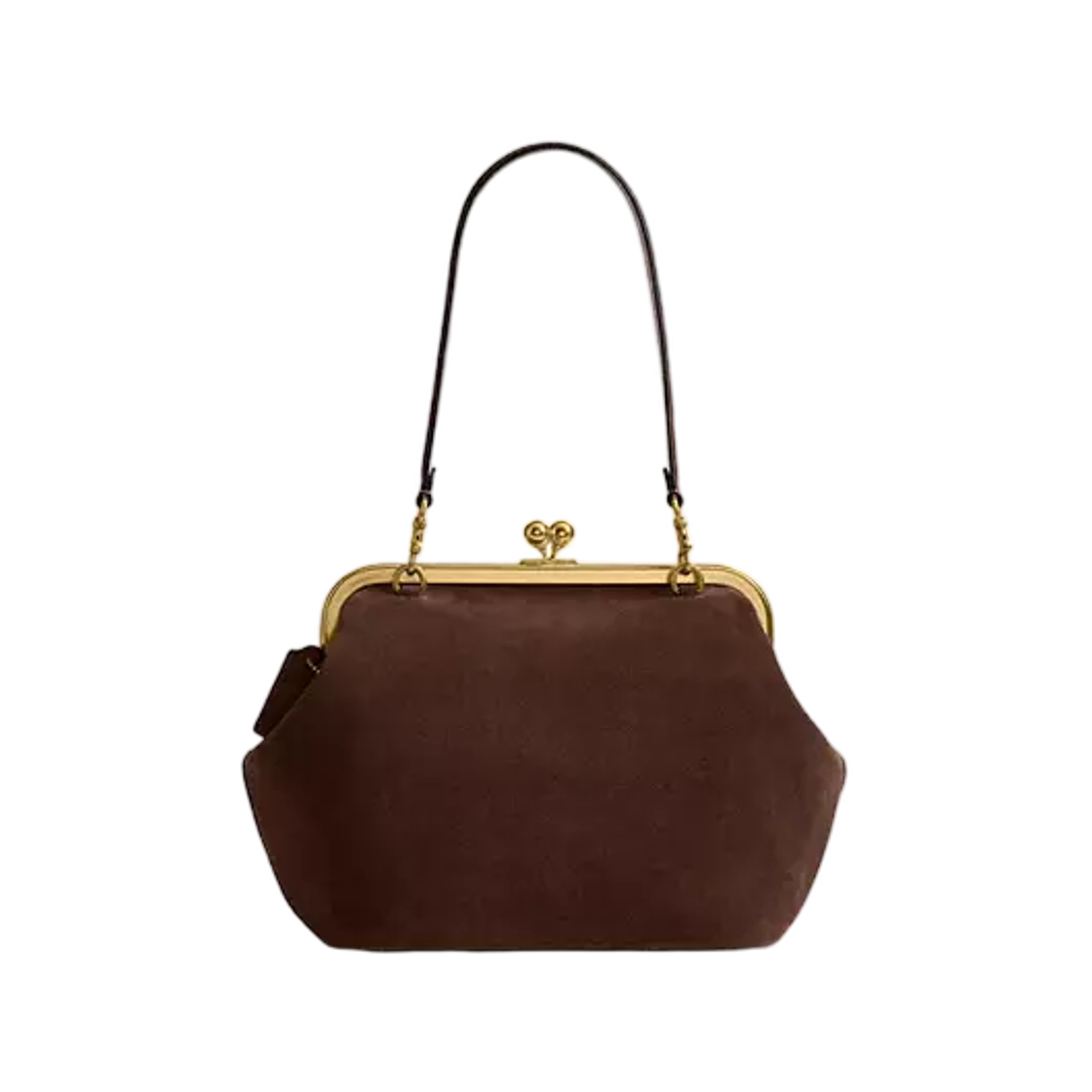 코치 키스락 프레임 백 27 B4 다크 초콜릿(Coach Kisslock Frame Bag 27 B4 Dark Chocolate) - 3