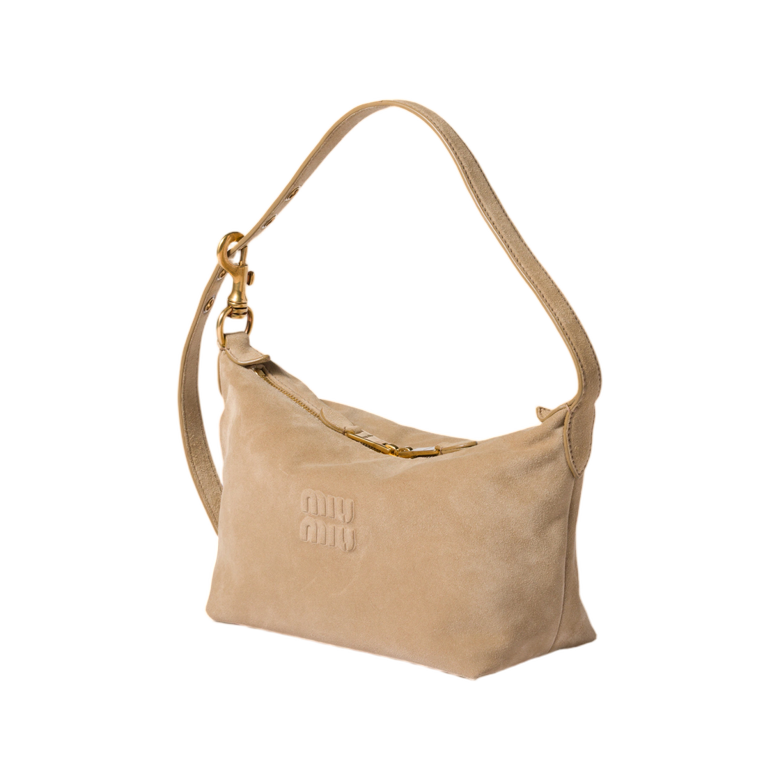 미우 미우 스피릿 스웨이드 백 에크루(Miu Miu Spirit Suede Bag Ecru) - 2