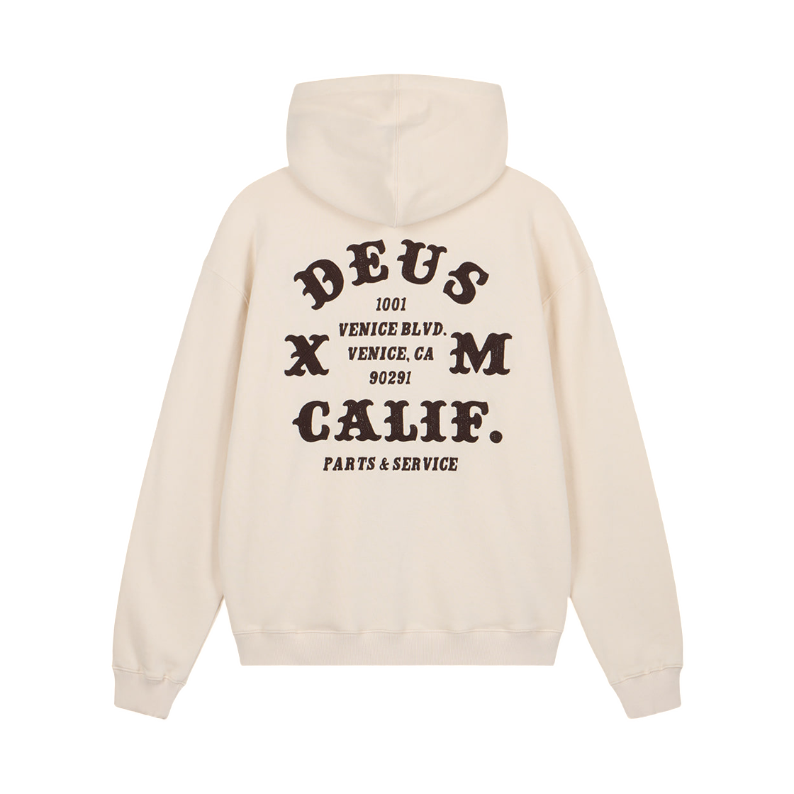 - Deus Ex Machina Quick Strike Zip Hoodie Ivory
