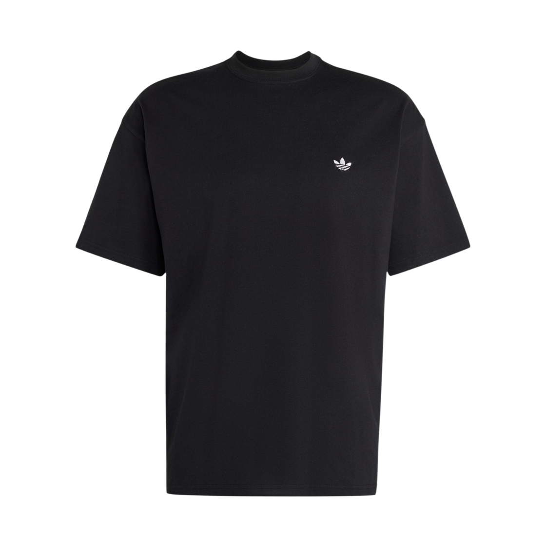 KQ8578 Adidas Trefoil Essentials Loose Drop Shoulder T-Shirt Black - KR Sizing