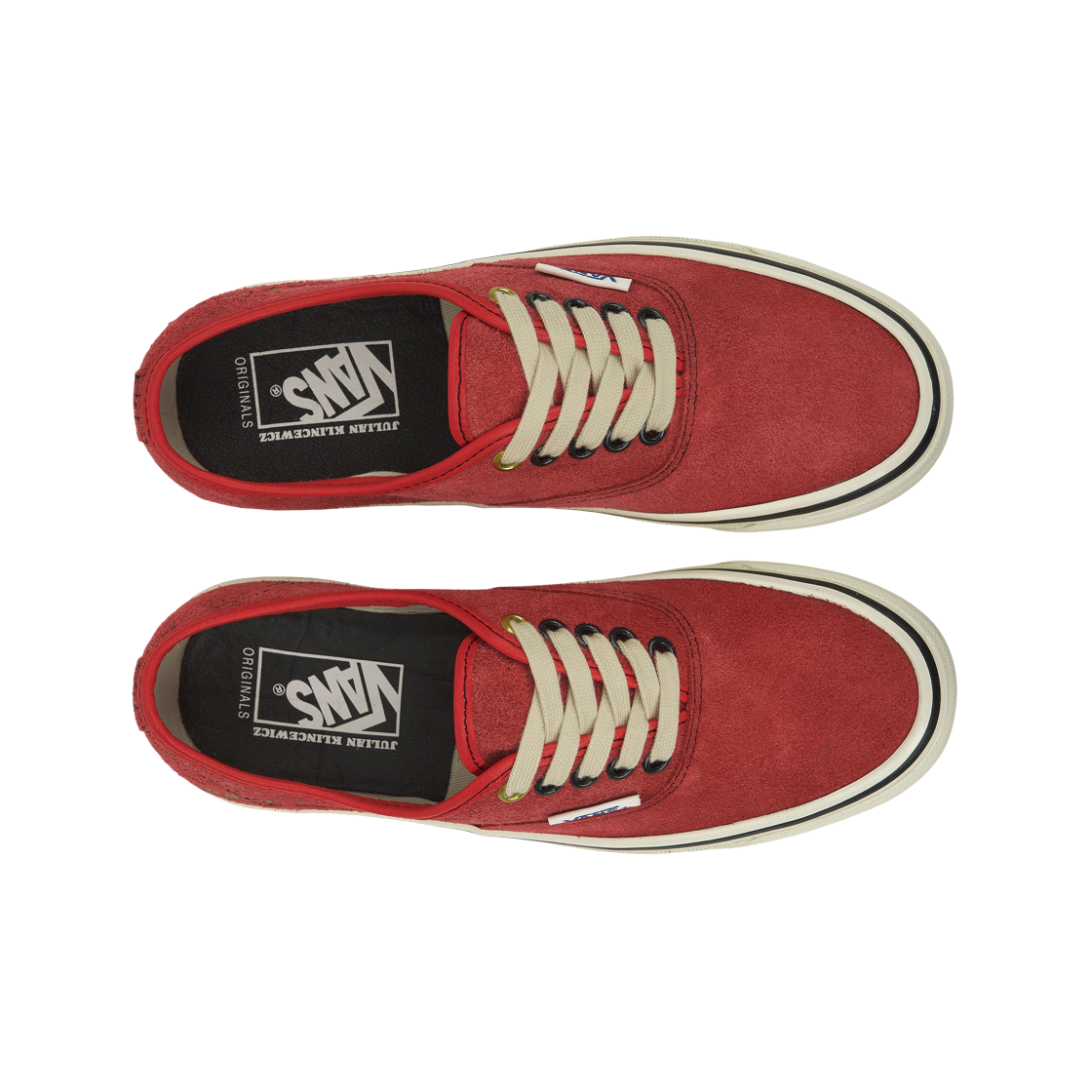 반스 볼트 x 줄리안 클린세비치 OG 어센틱 SP LX 헤어리 스웨이드 체리 토마토(Vans Vault x Julian Klincewicz OG Authentic SP LX Hairy Suede Cherry Tomato) - 5