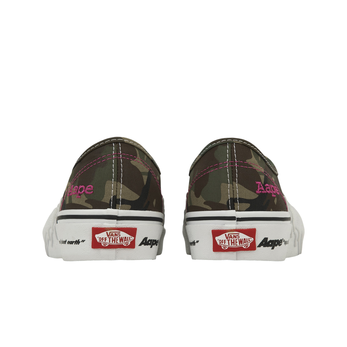 반스 x 에이프 어센틱 볼트 카키(Vans x AAPE Authentic Bolt Khaki) - 6
