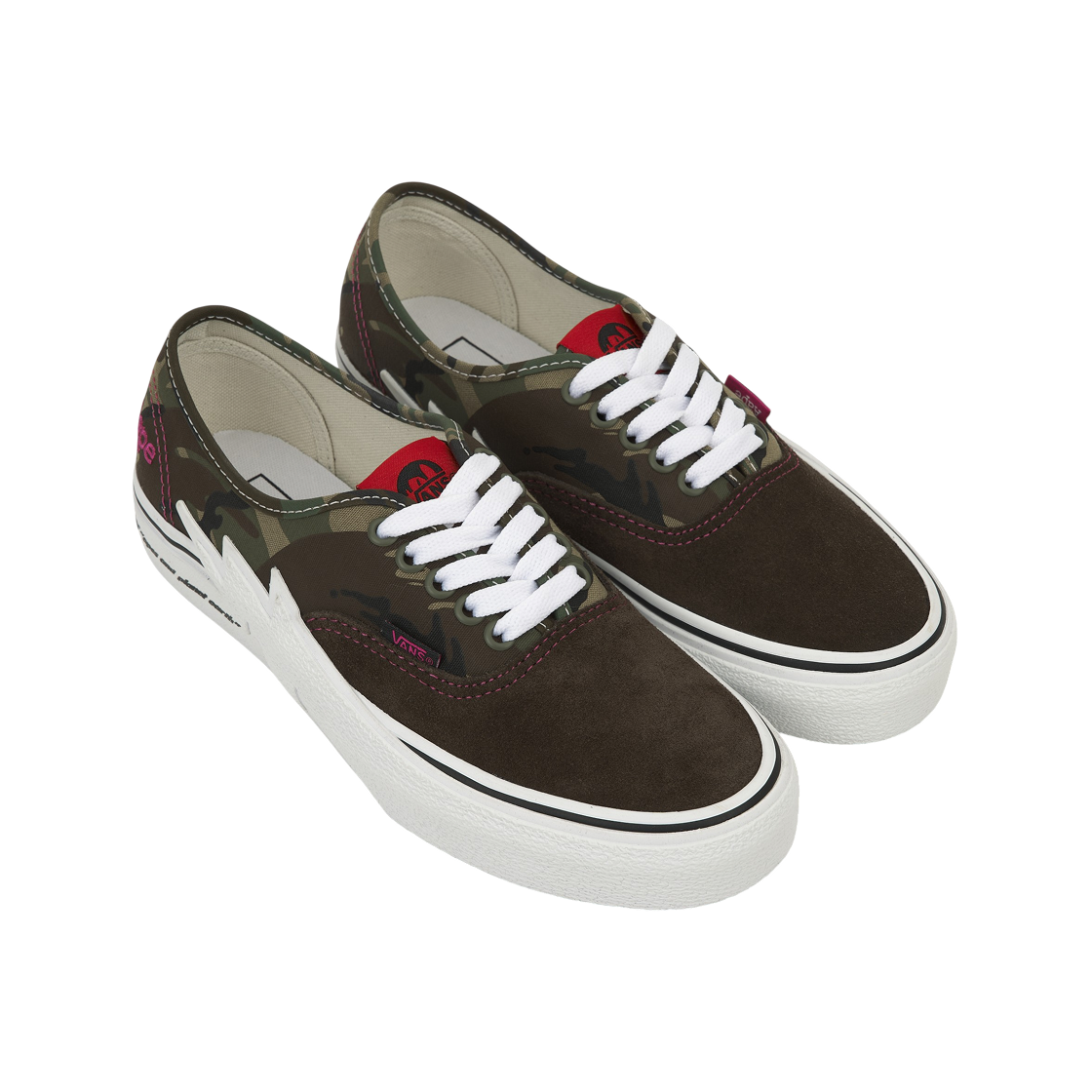 반스 x 에이프 어센틱 볼트 카키(Vans x AAPE Authentic Bolt Khaki) - 4