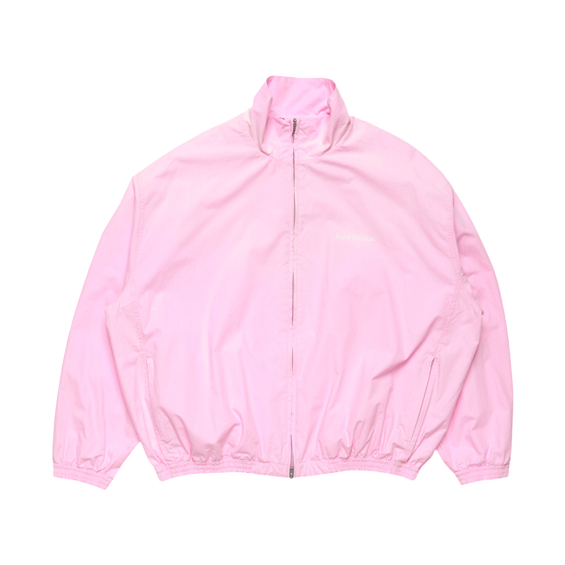 B90863-AD4 Acne Studios Washed Logo Jacket Light Pink
