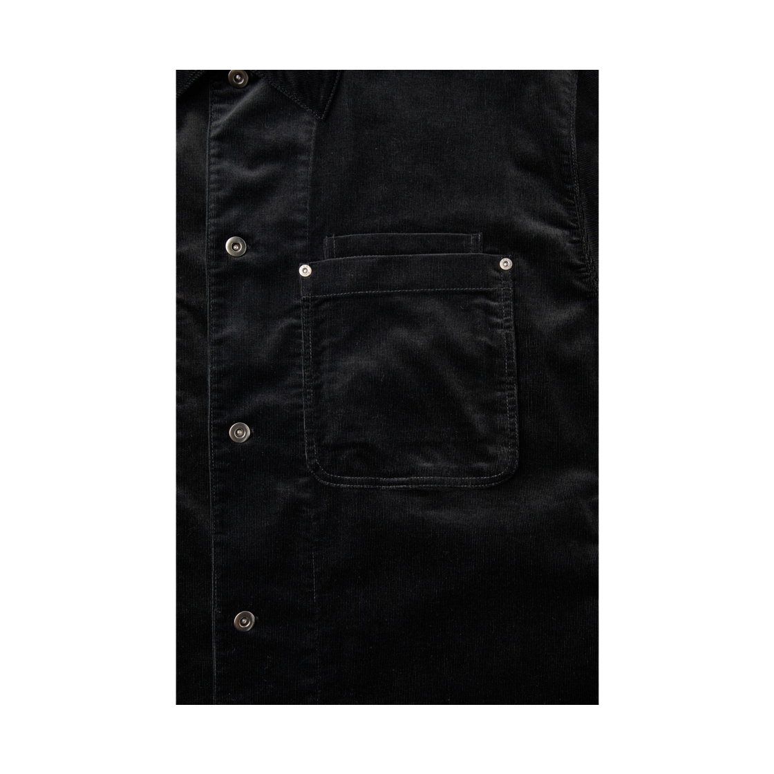 이로 샬뢰르 코듀로이 셔츠 블랙(Iro Chaleur Corduroy Shirt Black) - 5