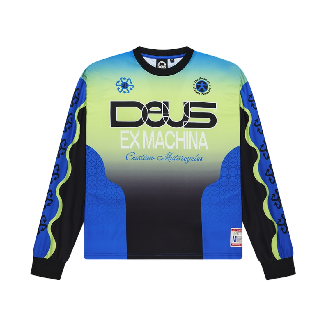 - Deus Ex Machina Manhole Moto Jersey Black