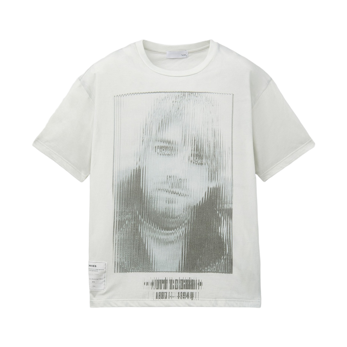 시리즈 톨큐 트롱프뢰유 슐레터 티셔츠 화이트(Series Tolq Trompe L'Oeil Schletter T-Shirt White)
