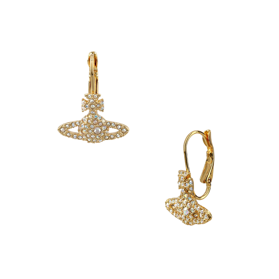 62020027 R114 [25% 쿠폰] Vivienne Westwood Grace Bas Relief Drop Earrings Gold