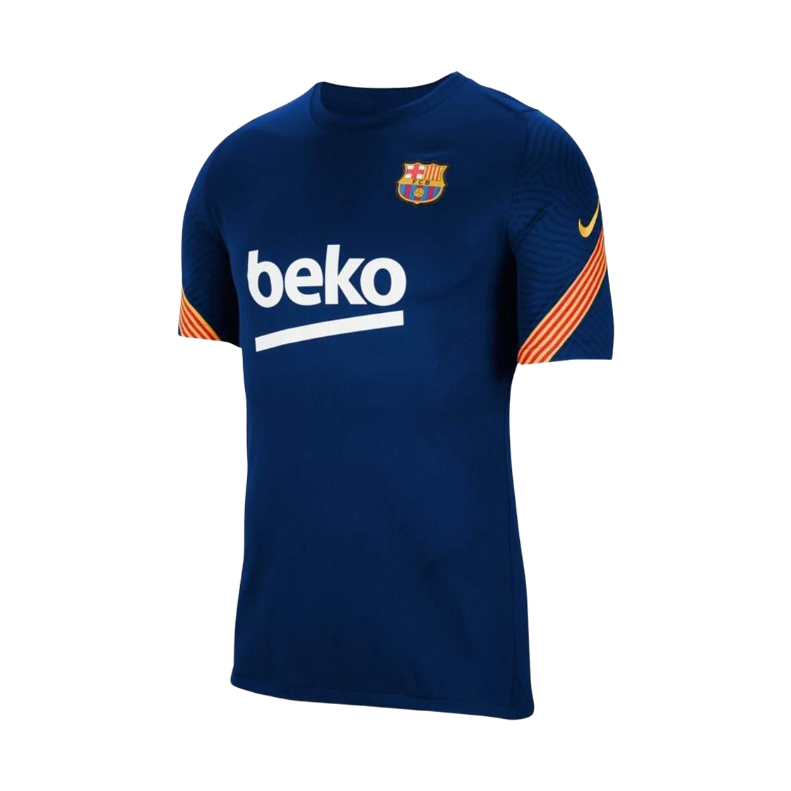CD5999-458 Nike FC Barcelona 2020/21 Breathe Strike Top Deep Royal Blue Amarillo (CD5999-458)