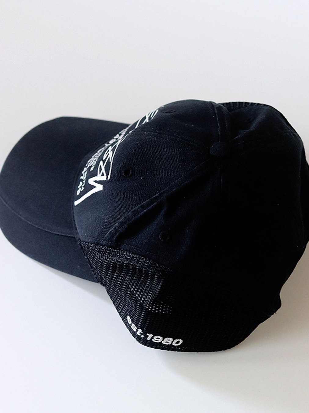 Stussy Parts & Service Mesh Cap Black 착용 스타일 - 2