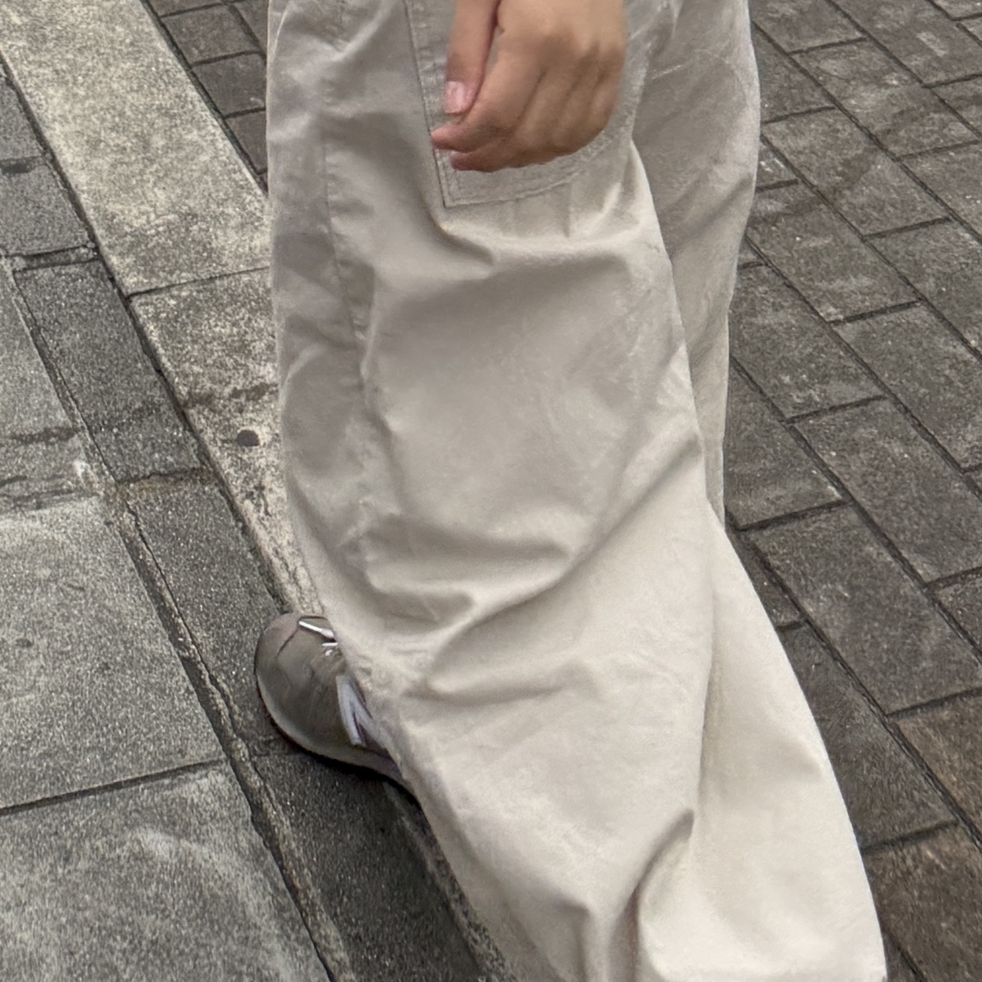 (W) New Balance 574 Worn By Anyone Grey - B Standard 착용 스타일