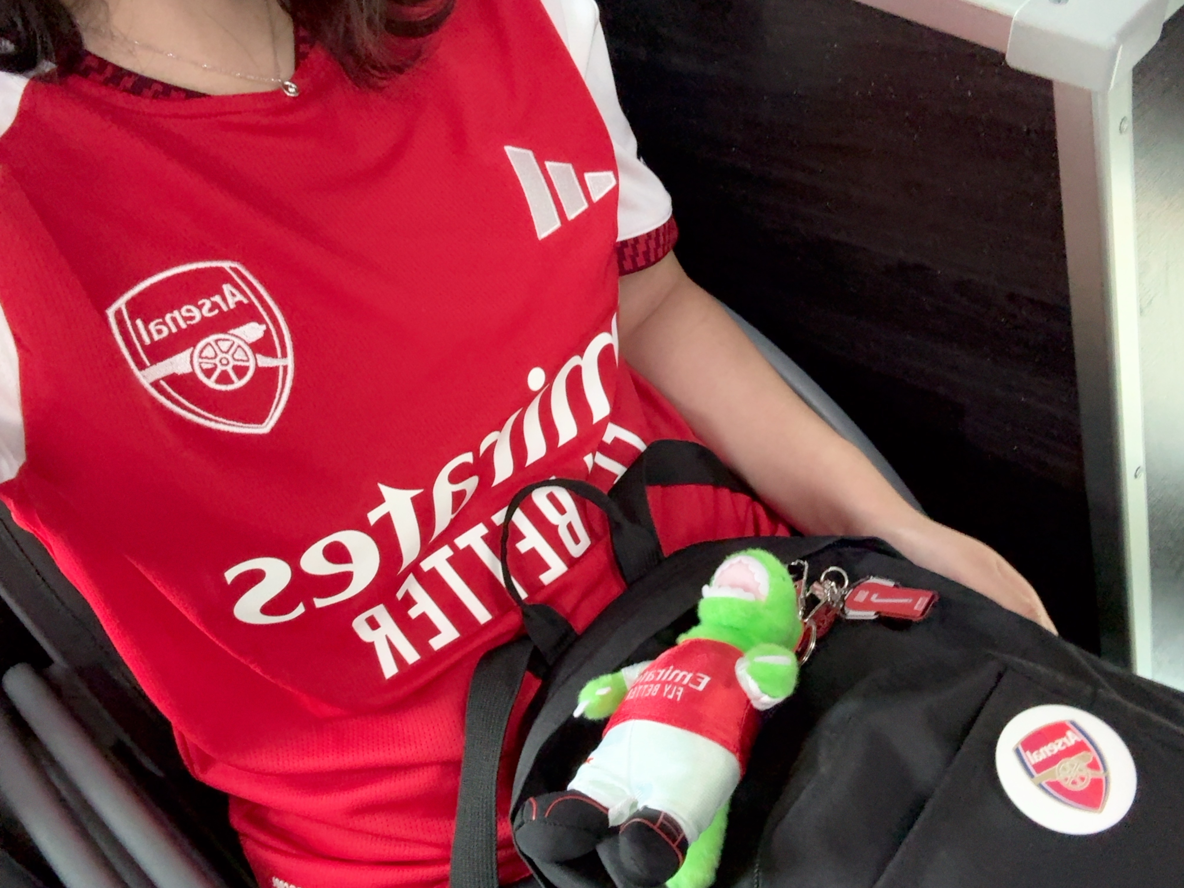 Adidas Arsenal 2026/27 Home Jersey Better Scarlet - KR Sizing (Non Marking Ver.) 착용 스타일