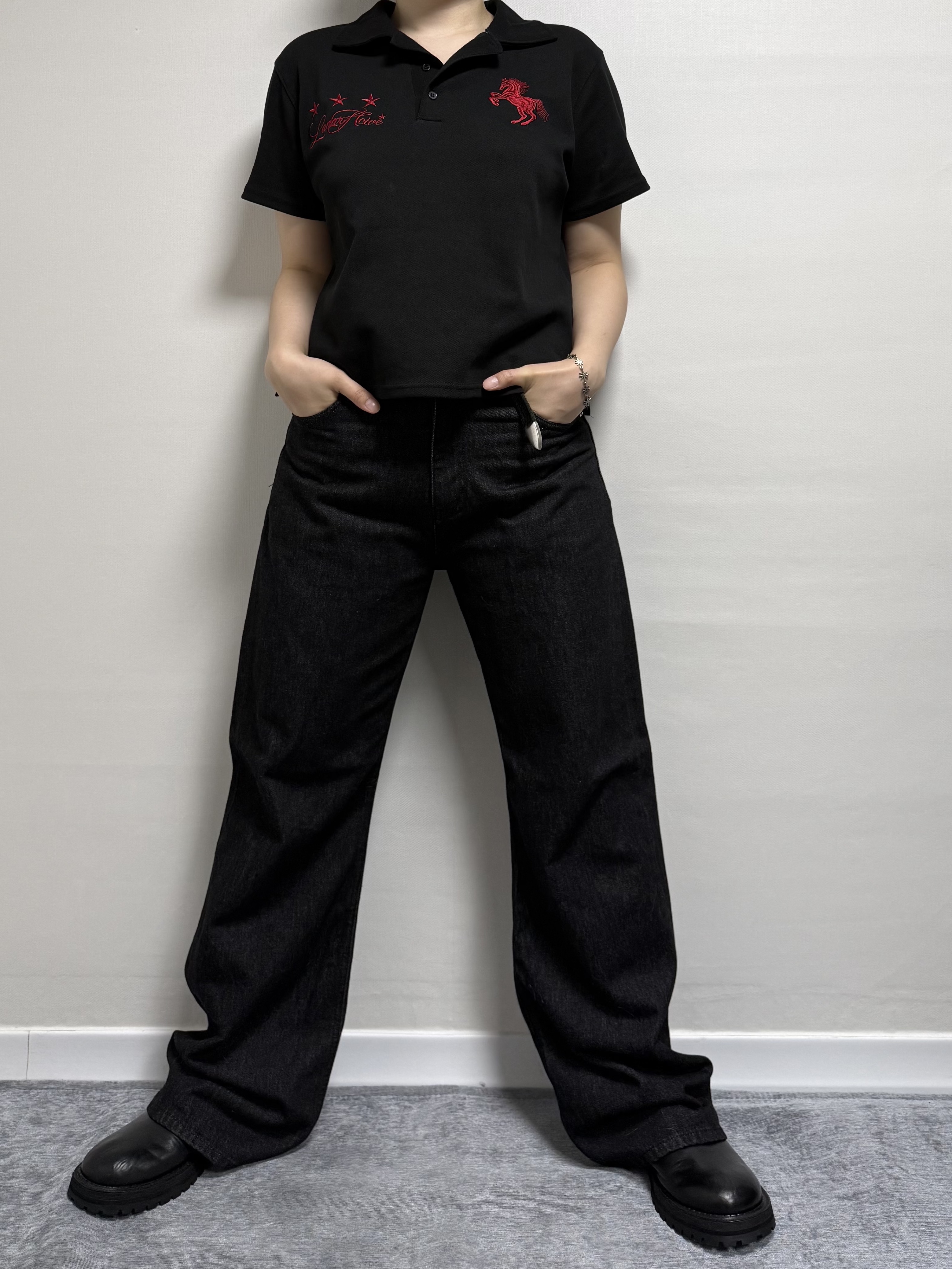 Our Legacy Belt 2cm Leather Black 착용 스타일 - 3
