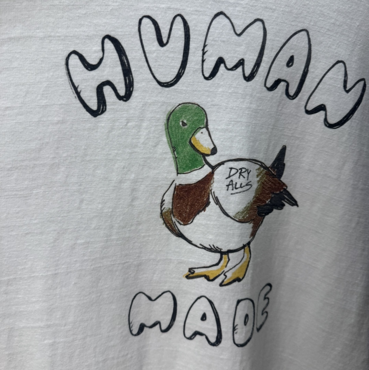 Human Made Graphic T-Shirt White 착용 스타일