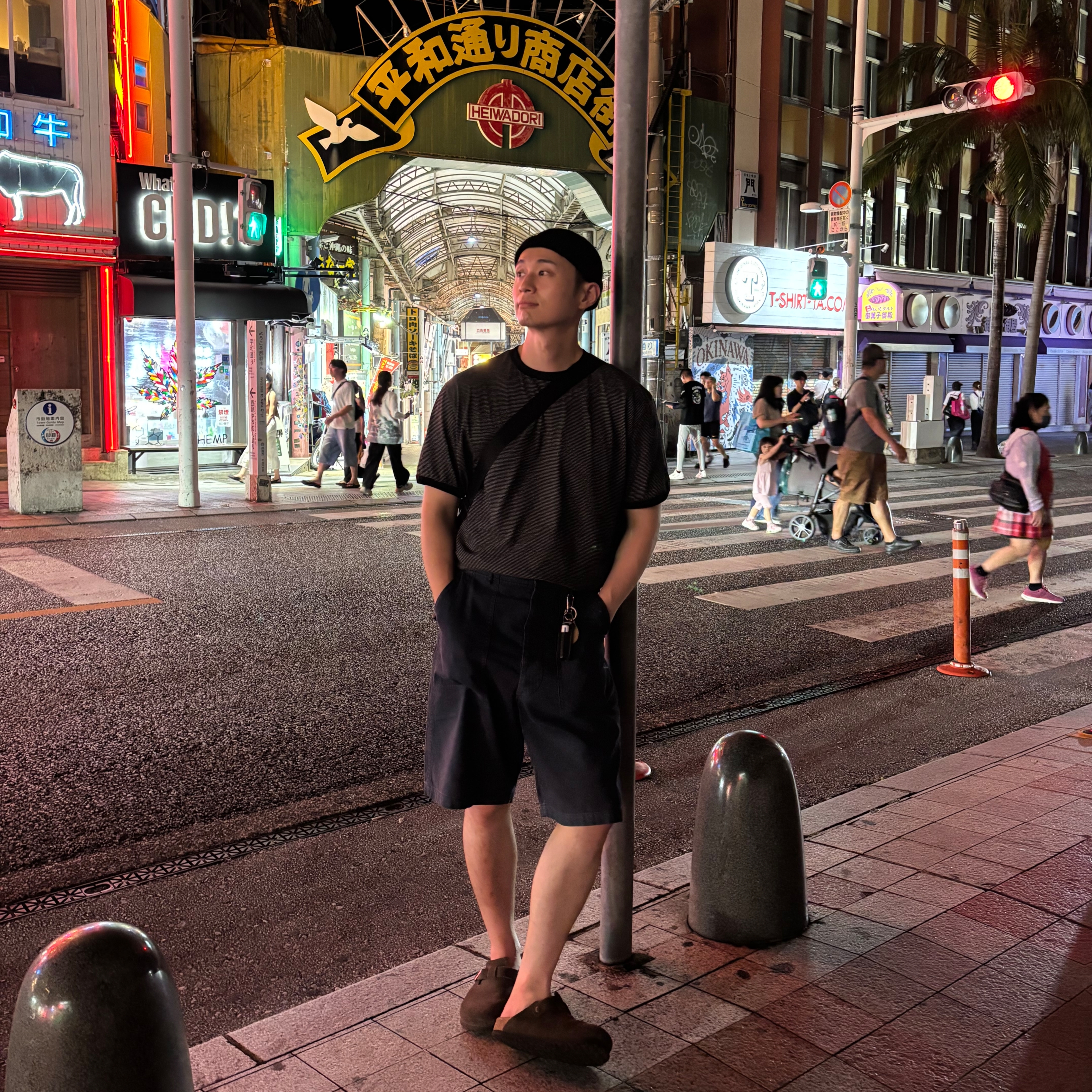 Birkenstock Boston Soft Footbed Mocha - Regular, Orslow Summer Fatigue Shorts Black - 26SS 착용 스타일