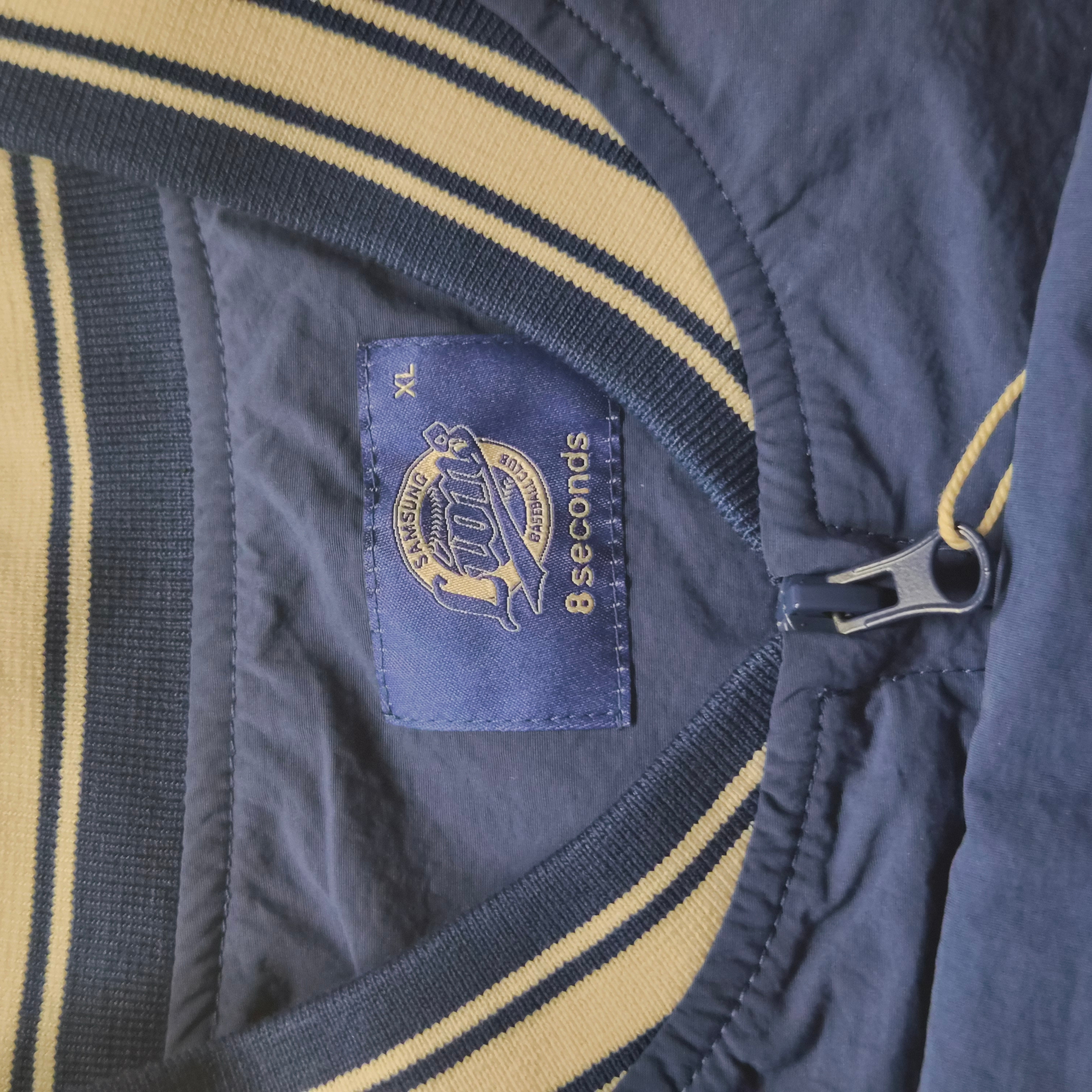 Samsung Lions x 8seconds Archive Varsity Jumper Blue 착용 스타일 - 2