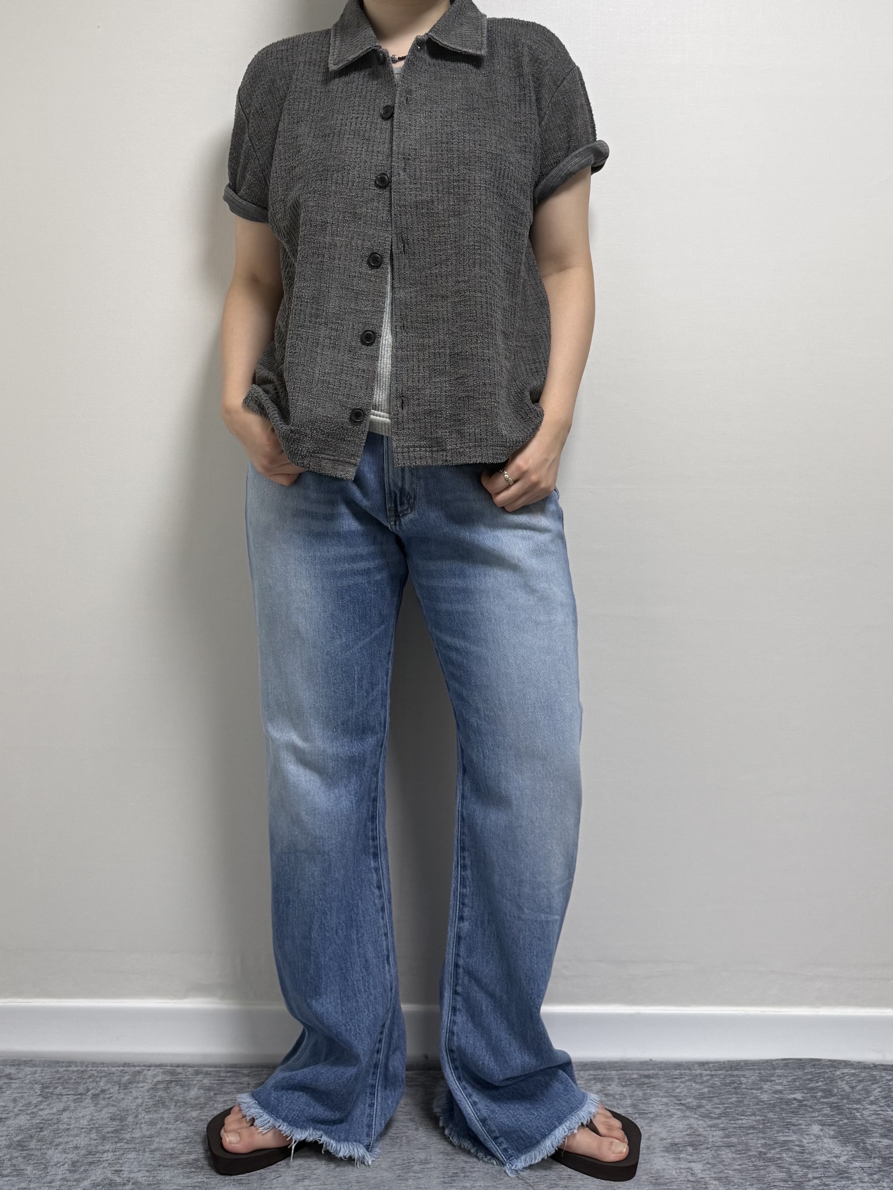 SUBCATEGORY SUB_F831 Brown 착용 스타일 - 1