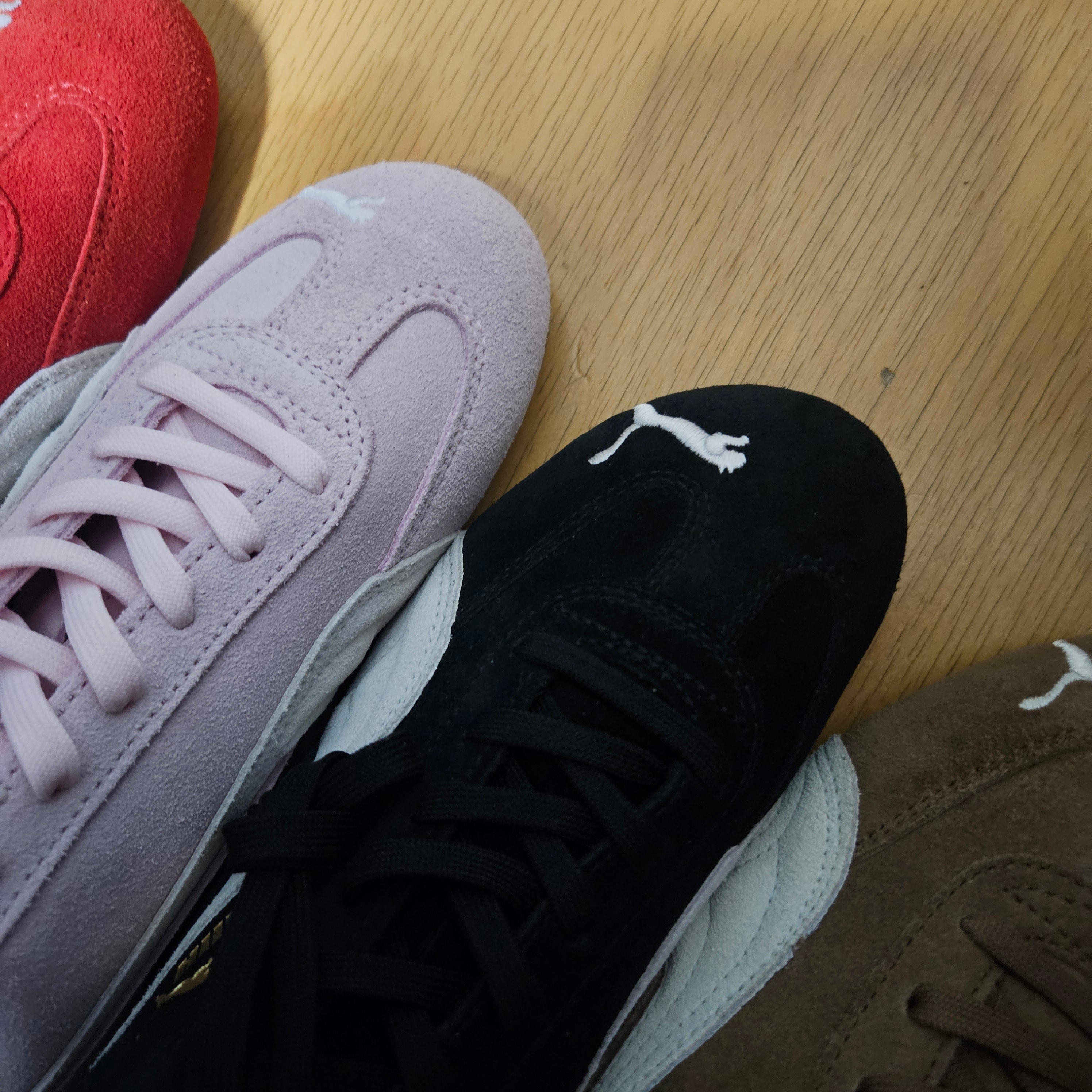 Puma Speedcat OG Black White, Puma Speedcat OG Pink White 착용 스타일 - 2