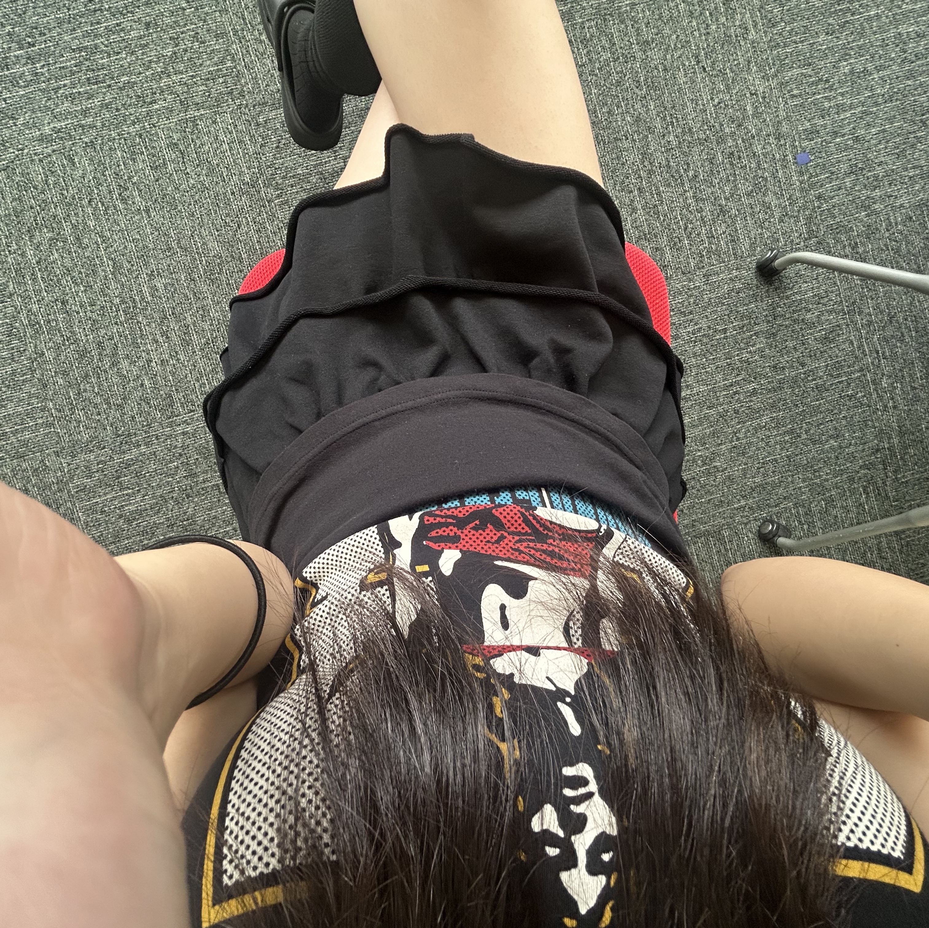 (W) Adidas Firebird Shorts Dark Blue - KR Sizing, Asics Jog 100 S Black - 2E Wide 착용 스타일 - 5