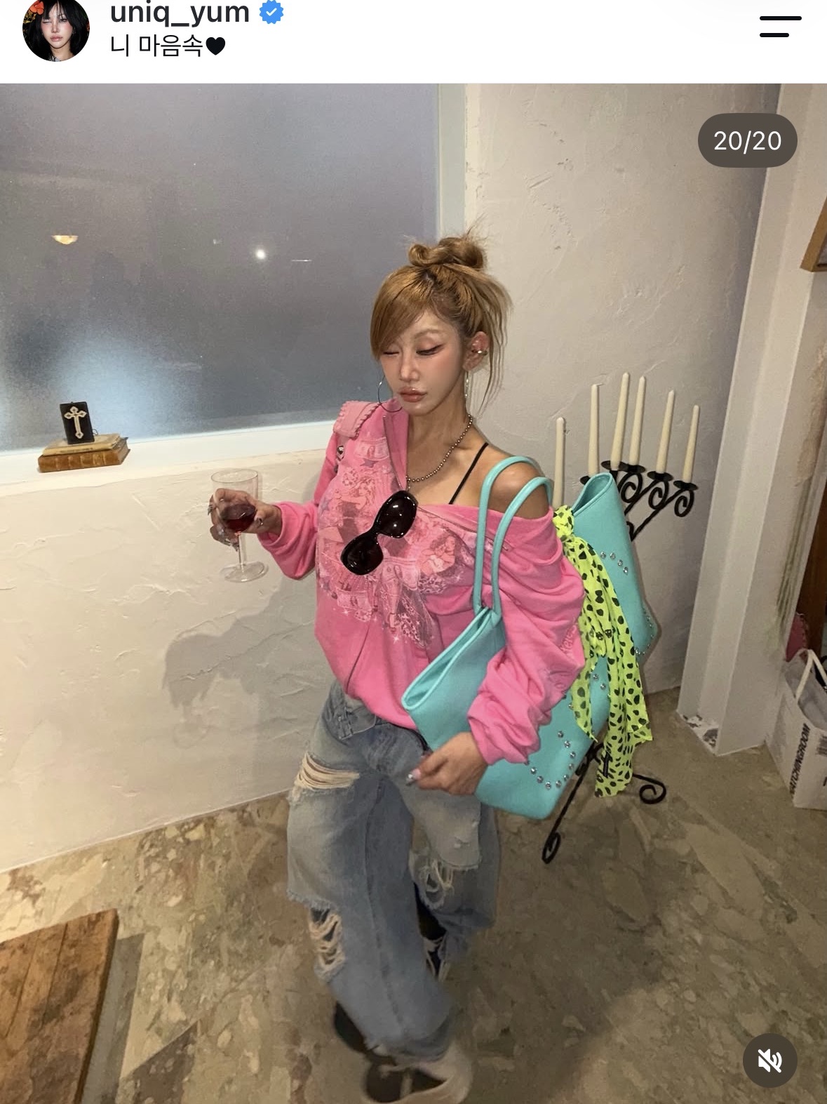 Gateless Girls Zip-up Hoodie-Pink, Gateless Girls Zip-up Hoodie-Pink-Charcoal 착용 스타일 - 6