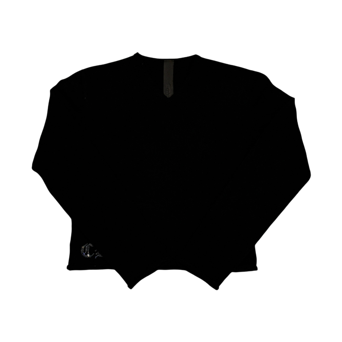 더도산 크롬하츠 v넥 크로스 스톤 니트(the dosan_ Chrome Hearts V Neck Cross Stone Knit) - 2