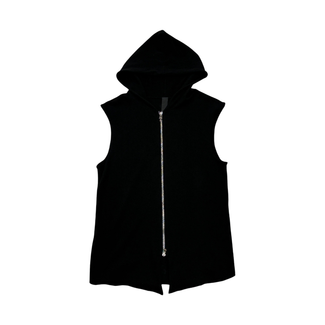 97118 the dosan_ Chrome Hearts Back Cross Patches Hoodie Vest