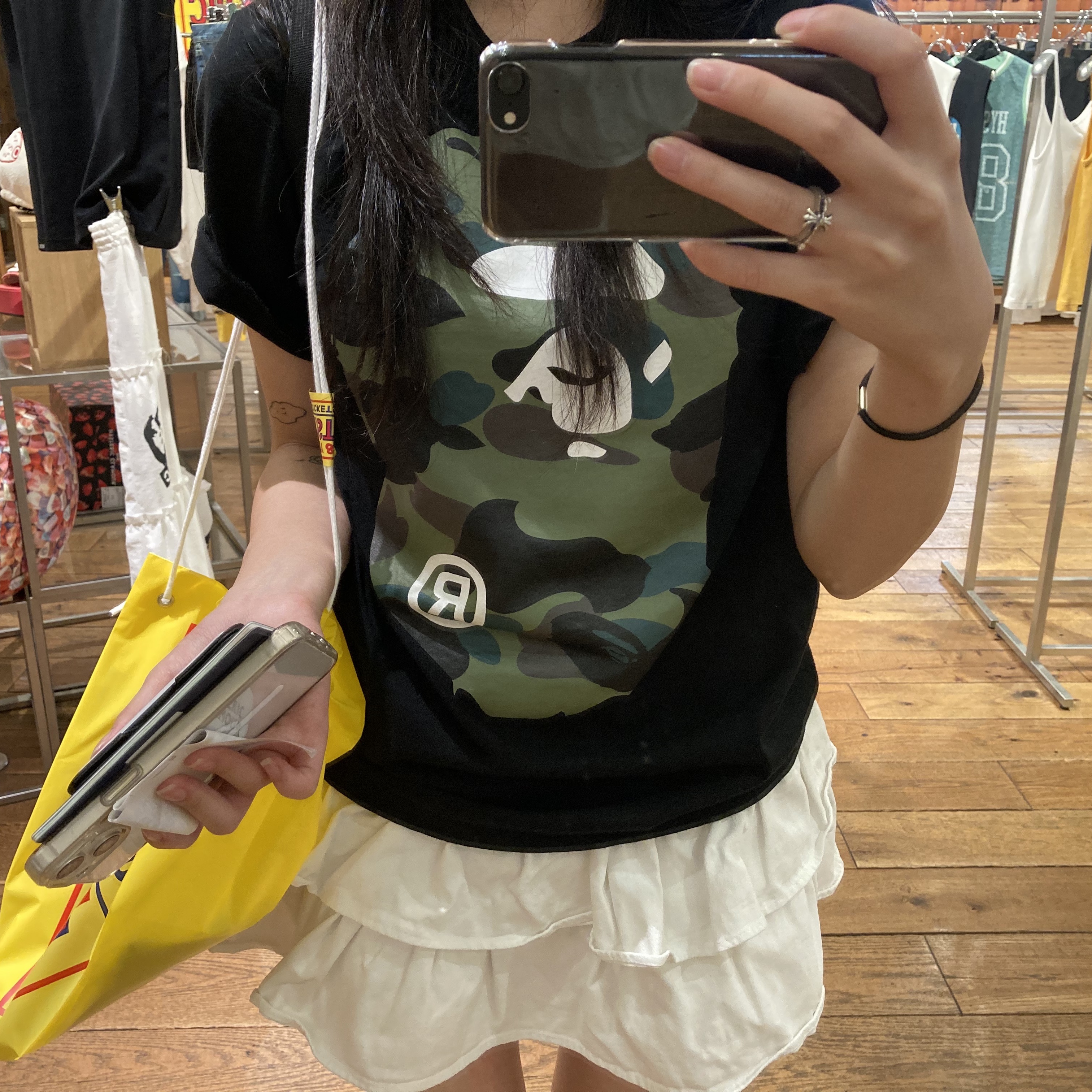 Safarispot Stickerpack Tee Pink, Asics Jog 100 S Black - 2E Wide 착용 스타일 - 4