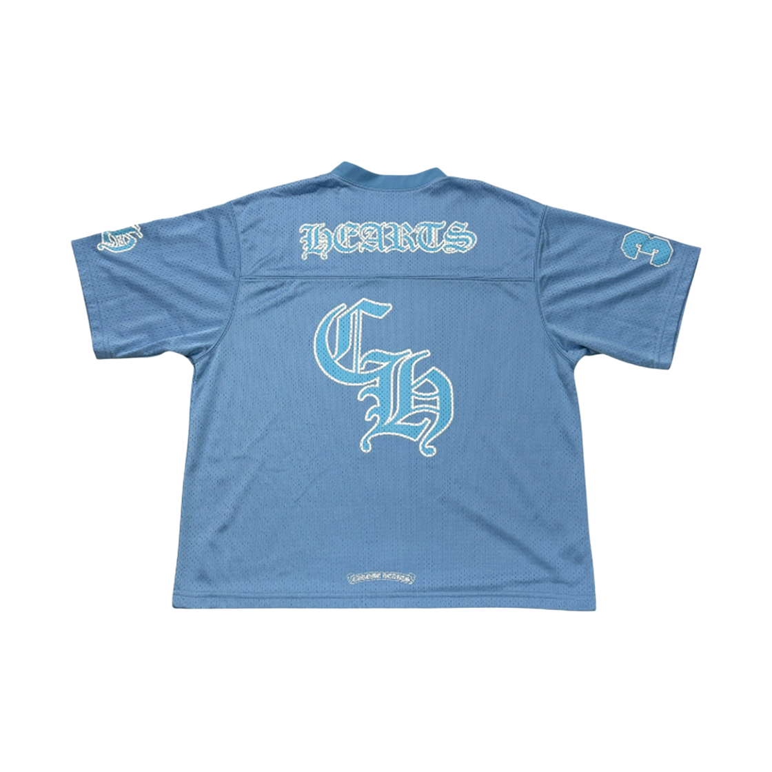 더도산 크롬하츠 매쉬 반팔 블루(the dosan_ Chrome Hearts Mesh Jersey) - 2