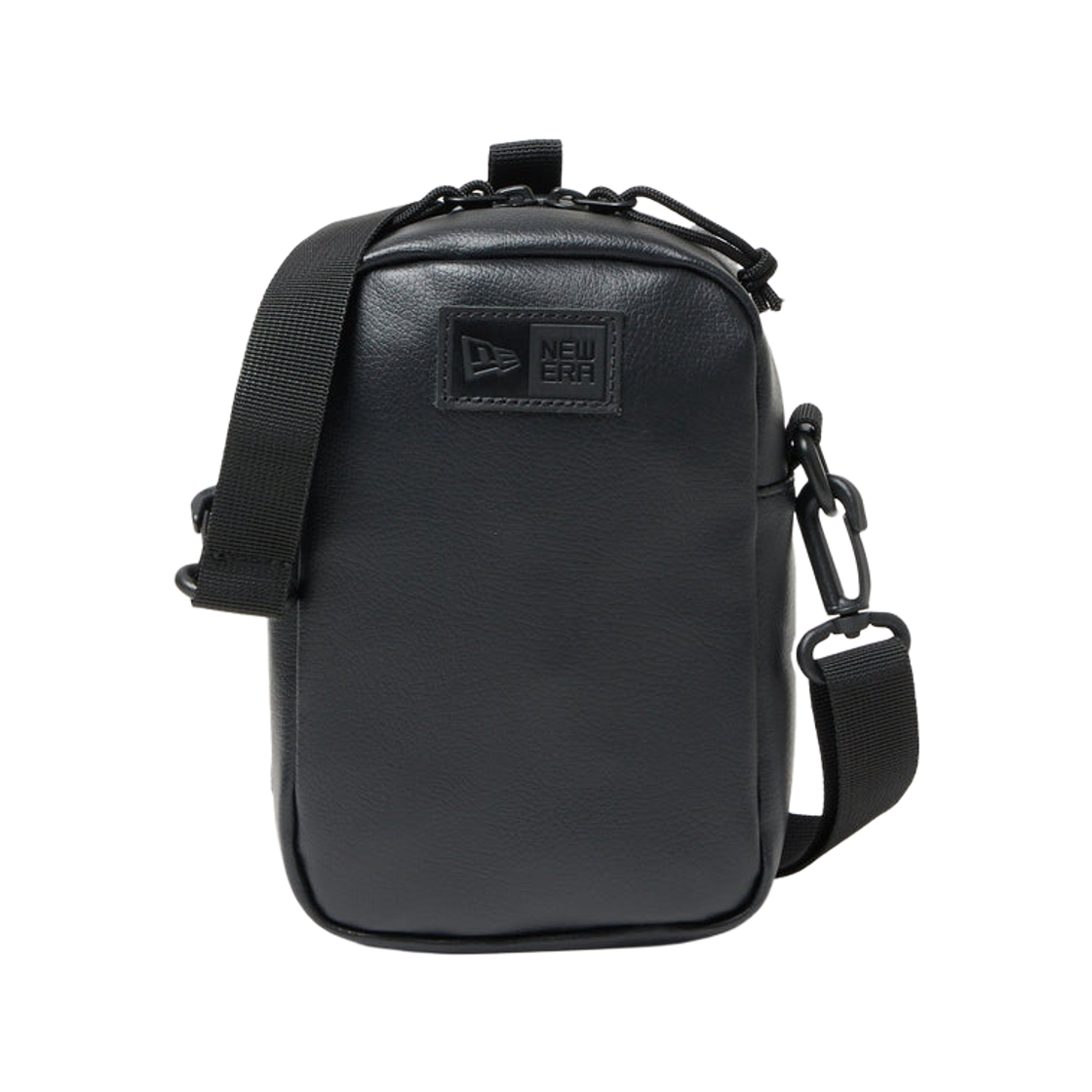 뉴에라 신세틱 레더 숄더 파우치 1.7L 블랙(New Era Synthetic Leather Shoulder Pouch 1.7L Black) - 1