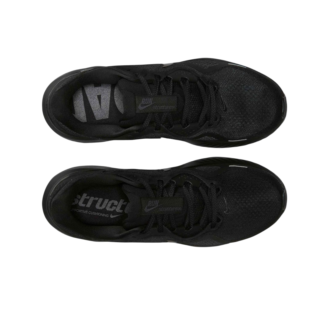 (W) 나이키 스트럭처 26 블랙 아이언 그레이((W) Nike Structure 26 Black Iron Grey) - 2