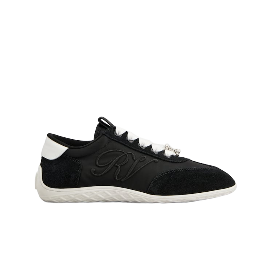 RVW79342810TNM0002 (W) Roger Vivier Viv Low Sneakers Black