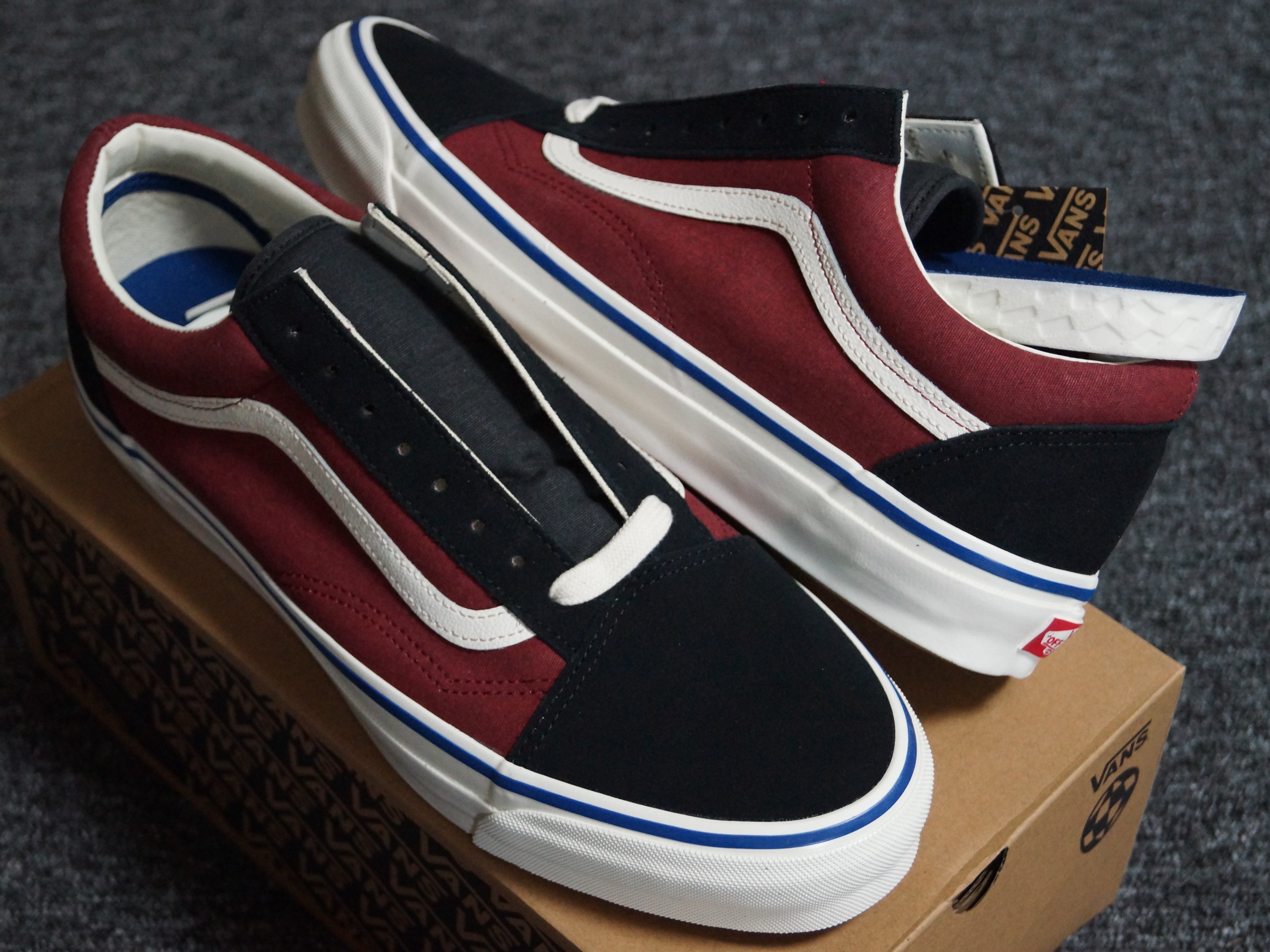 Vans MTE Old Skool Salt Wash Madder Brown 착용 스타일