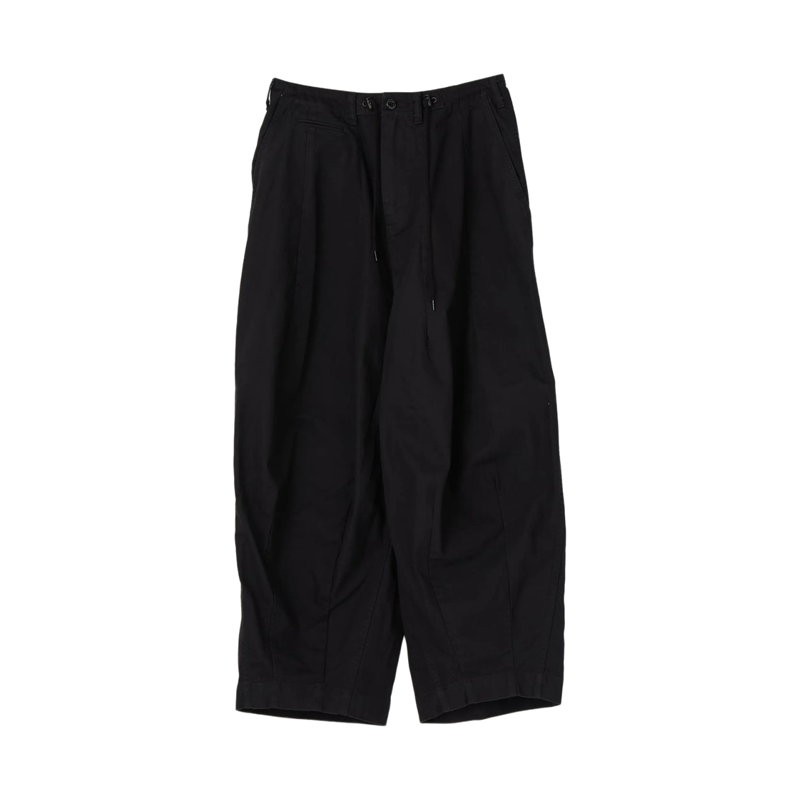 SX196B Needles Pleated Palazzo H.D. Pants Black