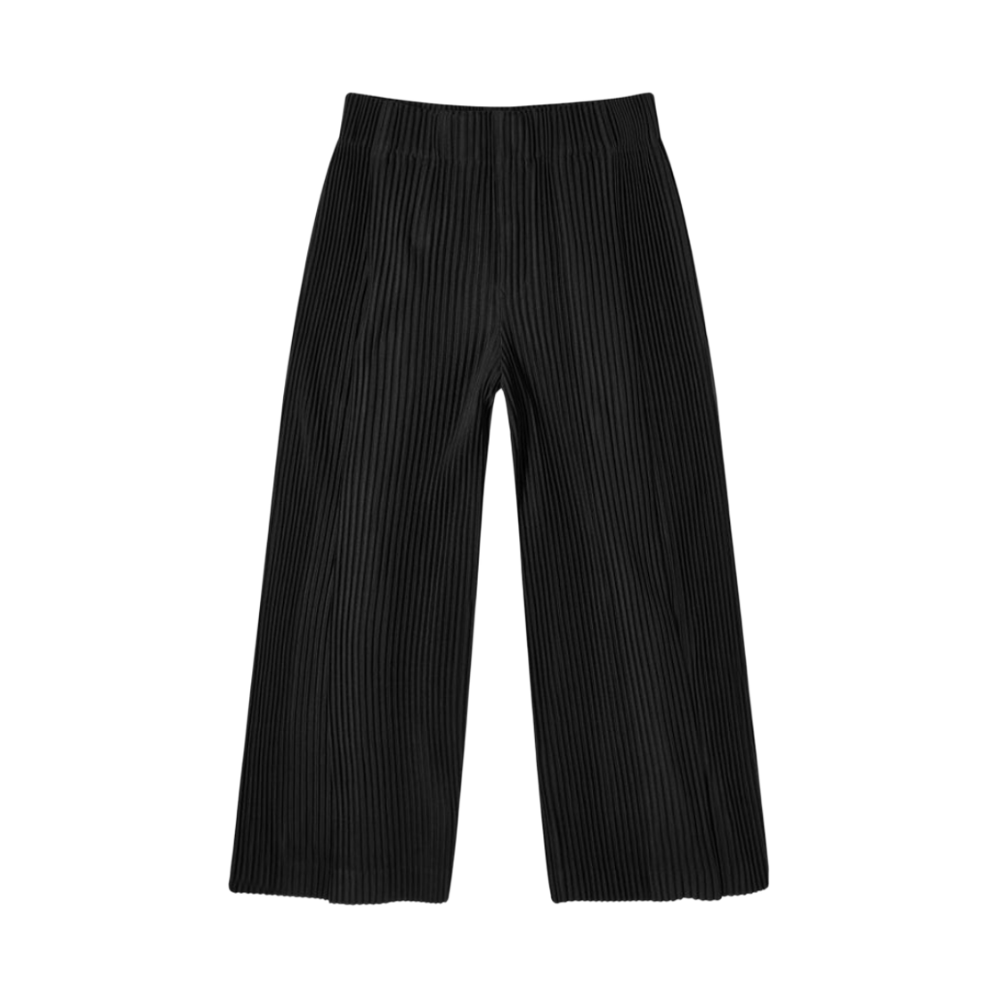 HP38-JF119-15 Homme Plisse Issey Miyake MC Pleated Wide Leg Pants Black