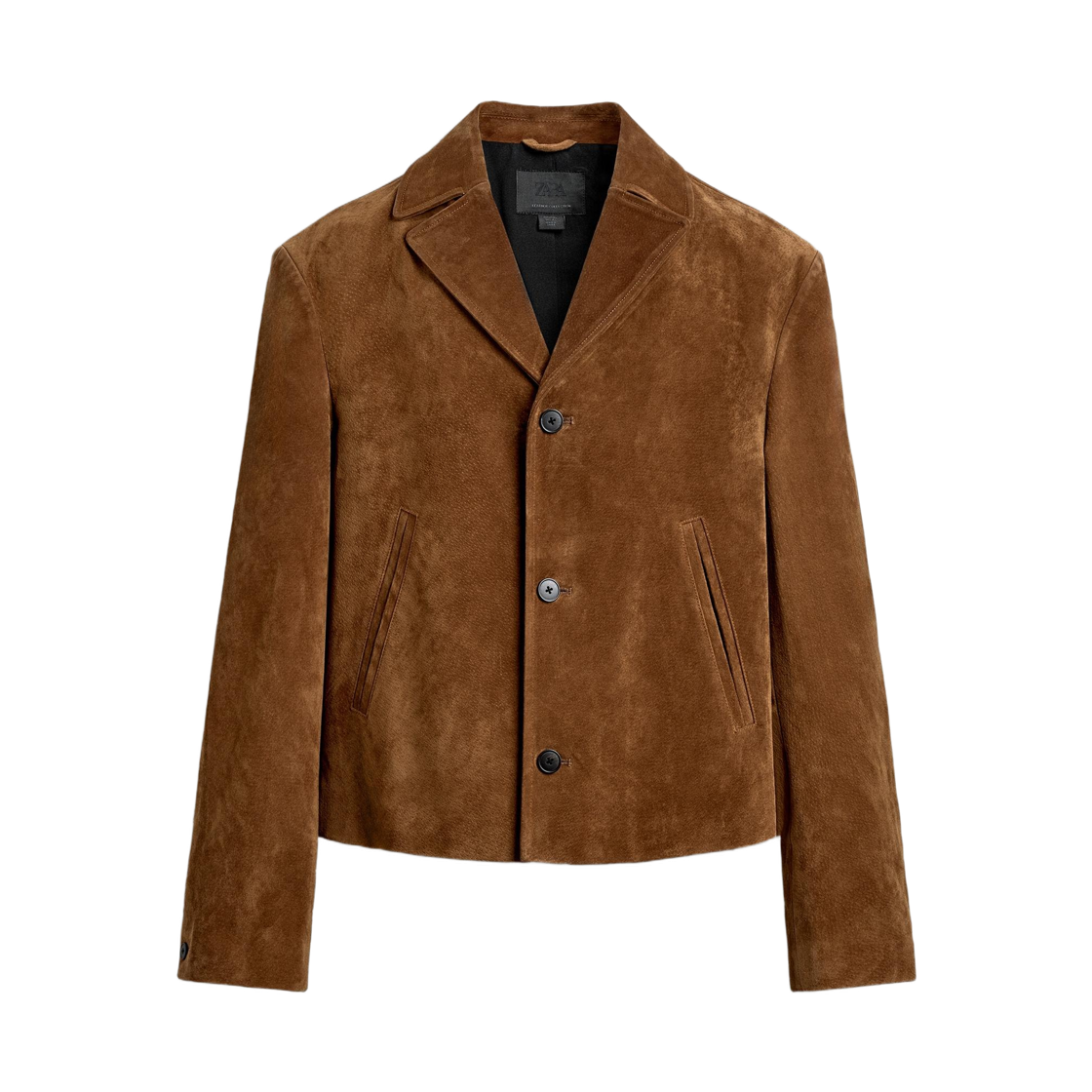 3715/205/705 Zara Suede Leather Jacket Tabacco